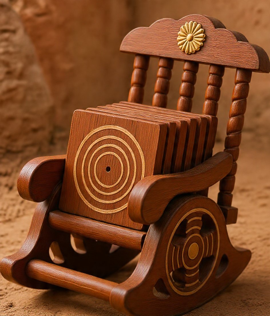 Clay Wooden Coasters 