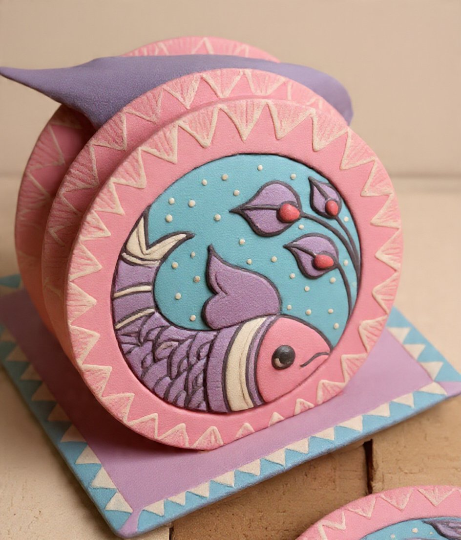 Clay Wooden Coasters 