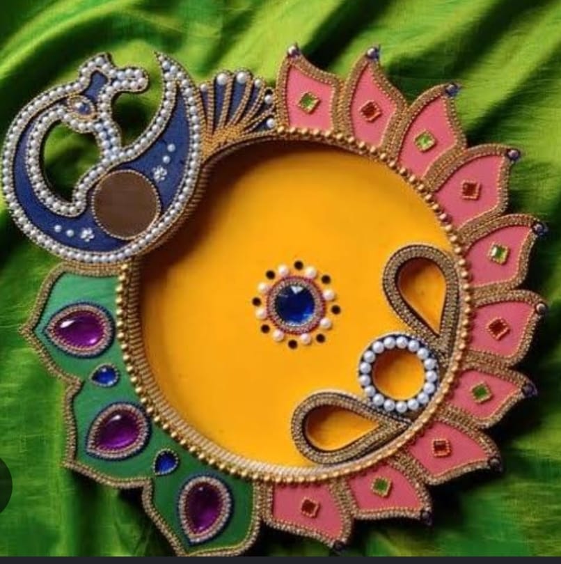 Wooden and Clay Mini Thali