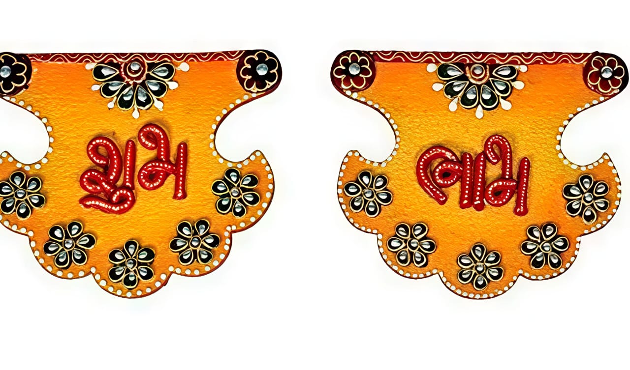 Wooden Shubh Labh