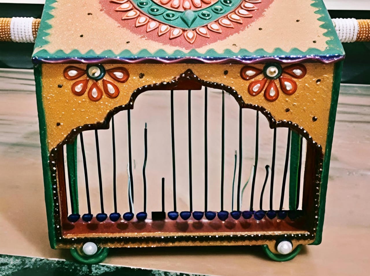 Wooden clay handmade palki