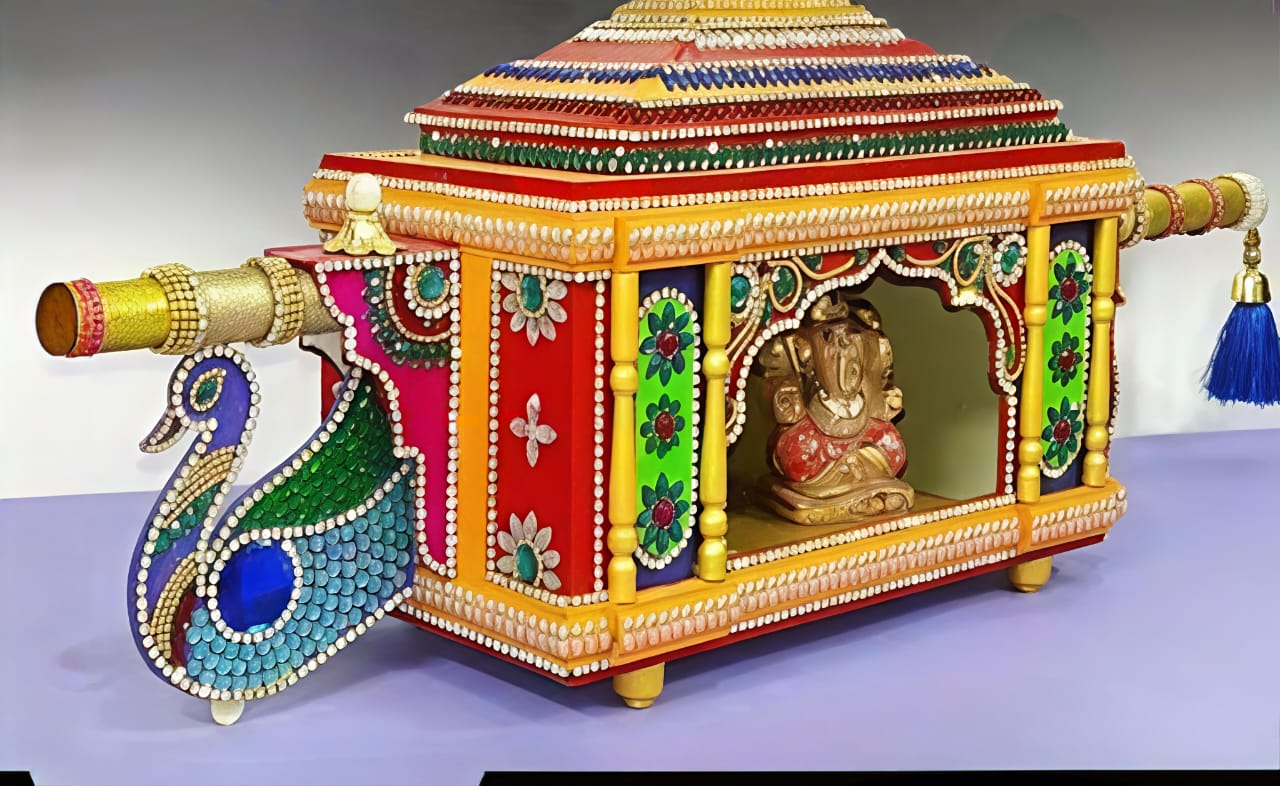 Wooden clay handmade palki